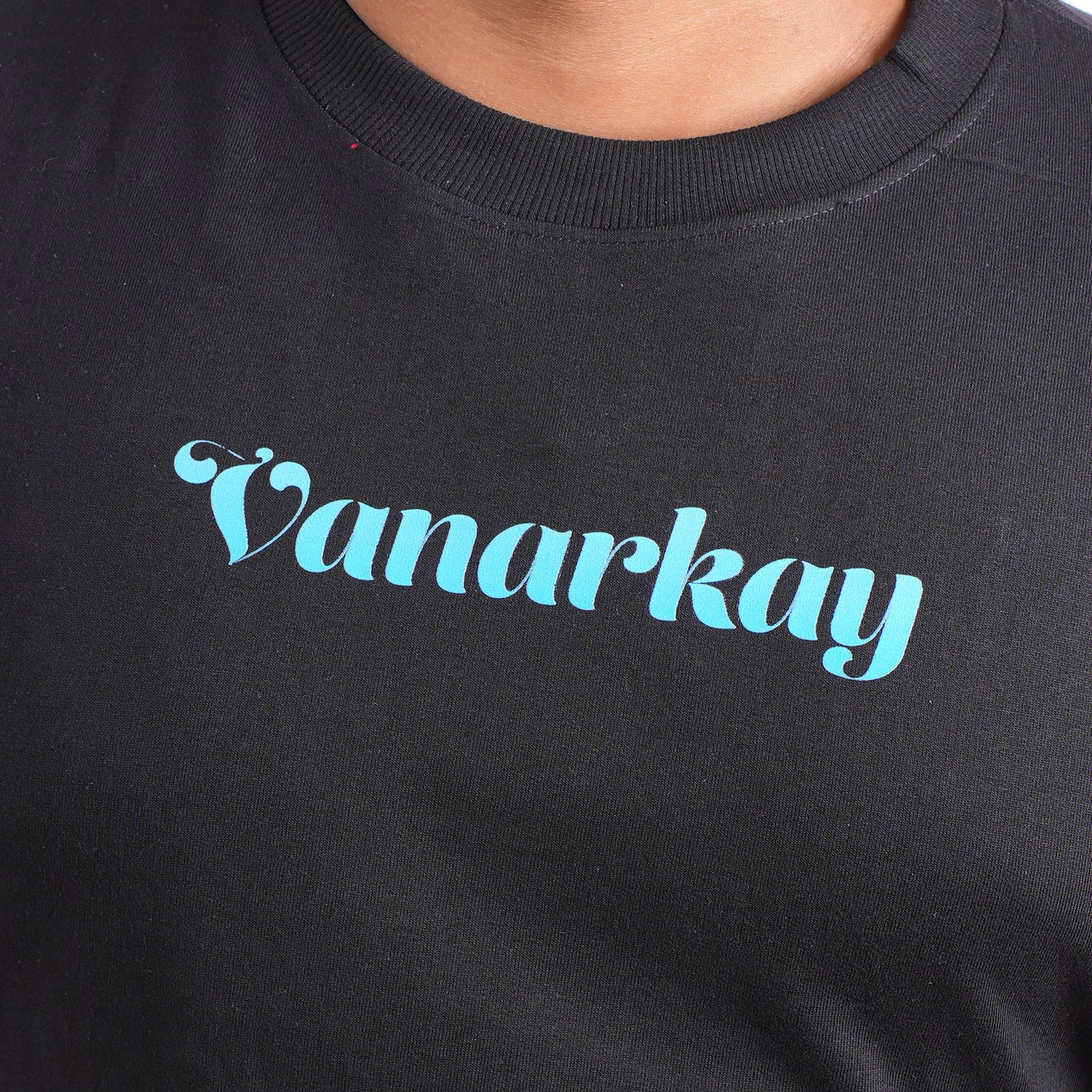 Divinely guided black T-shirt